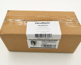 DecoBasics 1/2" Overlay, 3/4" Frame Full Wrap Self Closing Hinge, Satin Nickel, 25 Pairs (sets) pack