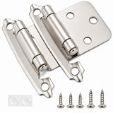 1/2" Overlay Cabinet Hinge -Brushed Nickel — 30 Pcs