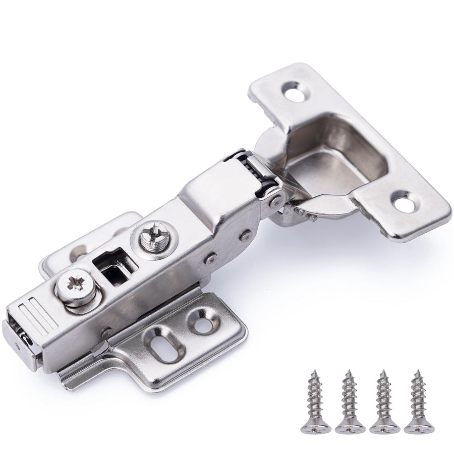 Half Overlay Soft Close Hinges - For Frameless cabinets -3D Adjustable